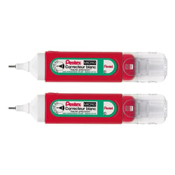 Stylo correcteur - PENTEL - Pentex ZLC31-W - Pointe fine - 12 ml - Lot de 2