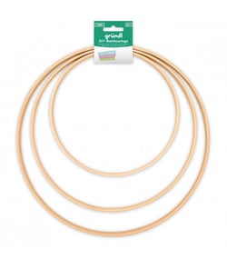 Lot de 3 anneaux en Bambou - Grundl Marron