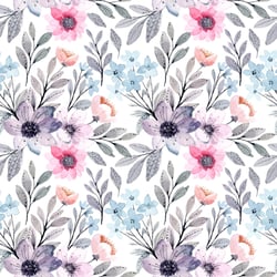 Lot de 4 serviettes en papier découpage collage 33 cm FLEUR MAUVE ROSE F 111