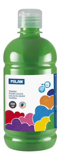 Bouteille gouache 500 ml vert clair