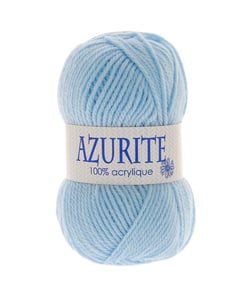 Pelote à tricoter AZURITE de Distrifil - Laissez votre créativité briller à petit prix ! - certifié Oeko-Tex 3036 Bleu ciel