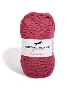 Pelote de coton Comète - Cheval Blanc 037 Rose