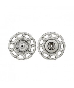 Boutons pression chaînettes 20 à 25mm (2 pièces) - Prym 25 Argent