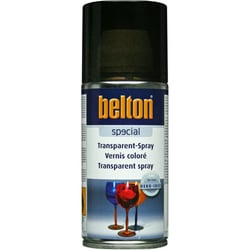 Spray de vernis coloré - Noir - Semi-transparent - Verre - Plastique - Belton - 150ml