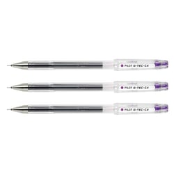 Stylo roller PILOT G-TEC-C4 - Violet - Pointe ultra fine