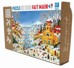 Scène hivernale aux toucans - Puzzle Michèle Wilson