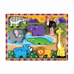Chunky puzzle Safari - Melissa & Doug