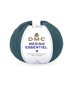Pelote de laine Merino Essentiel 4 - DMC - Certifié Oeko-Tex 888 Bleu