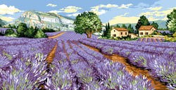Canevas SEG Tapis de Lavande 65 x 120 cm