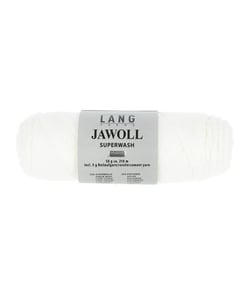 Laine à chaussettes en laine vierge de Patagonie JAWOLL - Lang Yarns 01 Blanc