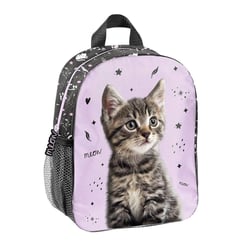 Sac à dos Chat Meow 3D 28 CM - Maternelle