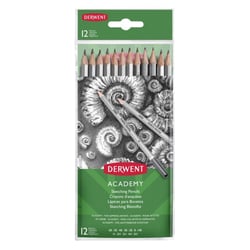 Derwent - Crayons Graphite (5h à 6b) Derwent Academy Sketching x12