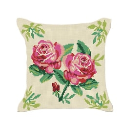 LUC - Kit coussin demi-point Roses