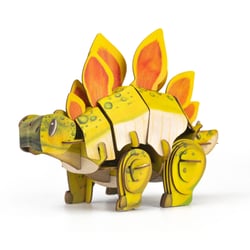 MierEdu PUZZLE 3D CONSTRUCTION&SON: DINO / STEGOSAURE 12,59x5,8x8,39cm, avec son, fonctionne sur une piles
bouton CR2032 (incl.), en boîte 10,8x3,5x19,4cm,  6+