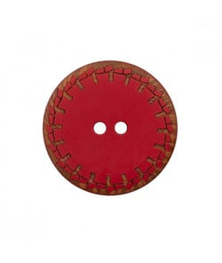 Bouton graphique 2 trous 23 à 28mm - Prym 23- Rouge fonce
