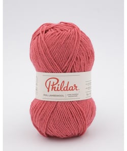 Pelote de laine d'Agneau à tricoter Phil Lambswool - Phildar Berlingot Rose