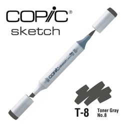 Copic - Marqueur à l'alcool Copic Sketch T8 Toner Gray No.8