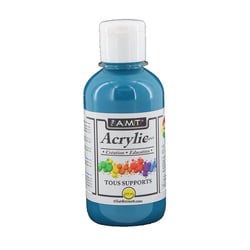 Peinture Acrylique en bouteille Bleu canard 200ml - Amt
