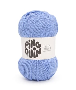 Pelote à Tricoter PINGO FIRST 6 - 100 g - Pingouin : Douceur, Polyvalence et Petit Prix Bleu lavande