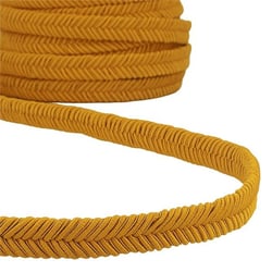Bobine 15m Galon chevrons Moutarde 15mm