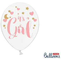6 Ballons It's a Girl