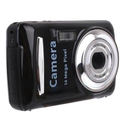 Appareil Photo Numérique Enfant 2.4' 16MP 720P Multifonction Cadeau Anniversaire Noir YONIS