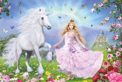 Puzzle 100 pièces - La princesse des licornes - Schmidt Spiele