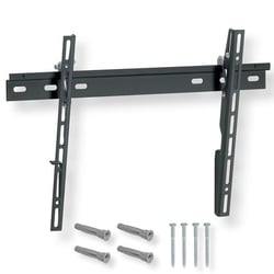 Support mural NANOOK - Acier - Noir - 47 x 9,4 x 3,6 cm