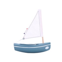 Le Bachi Vert Abysses - Bateau en bois 17cm - Maison Tirot - Bleu
