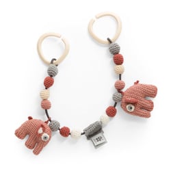 Chaîne de landau crochet Fanto rose fleuri