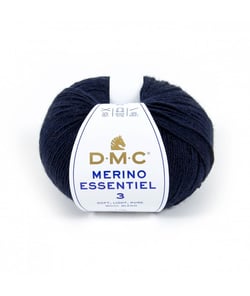 Pelote de laine Merino Essentiel 3 - DMC - Certifié Oeko-Tex 952 Bleu