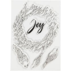 Timbres designs, joie, dim. 10,5x15 cm, 1 flles