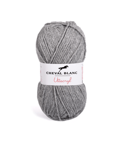 Fil à tricoter UTTACRYL - Cheval Blanc 58 Flanelle