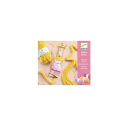 Set de couture Djeco - Tricotin Princesse - Multicolore - 0,351 kg