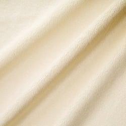Tissu Doudou Ultra doux Ras Ecru
