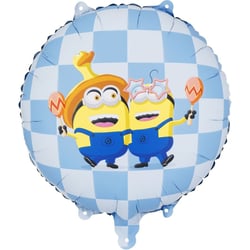 Ballon Aluminium Hélium Minions Ø35 cm