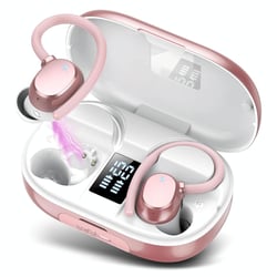 Ecouteurs Bluetooth Réduction De Bruit Stéréo Autonomie Longue Modes Multiples Or Rose YONIS