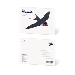 CARTE POSTALE HIRONDELLE