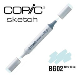 Copic - Marqueur à l'alcool Copic Sketch BG02 New Blue