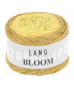 Pelote de Coton à tricoter Bloom - 150GR - Lang Yarns 13 Jaune