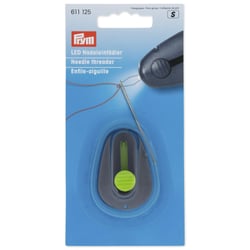 Enfile-aiguille LED Prym - 46 mm - Prune/vert clair - Plastique