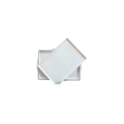 Palette de peinture - Antisèche - Rectangulaire - Plastique - Blanc - 20 compartiments