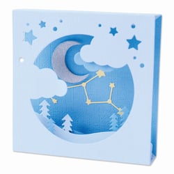 Matrices de découpe Thinlits - Sizzix - Lot de 10 - Celestial Box Card
