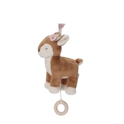 Boite a musique en peluche Faon – Fairy garden - Little Dutch - Beige