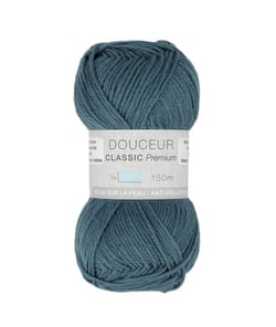Fil à tricoter Douceur Classic Premium - Trimits : Doux et Résistant pour Tous Vos Projets 1519 Bleu