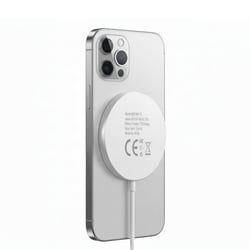 Mayaxess Chargeur Magsafe Magnétique 15W pour iPhone 13 / 13 Mini / 13 Pro / 13 Pro Max Blanc