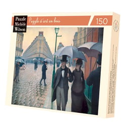 Rue de Paris, temps de pluie de Caillebotte - Puzzle Michèle Wilson