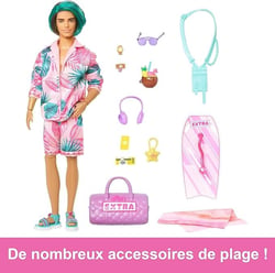 Barbie Ken Extra Plage - Mattel