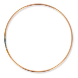 Graine Créative - Armature abat-jour cercle cuivré Diamètre 45 cm