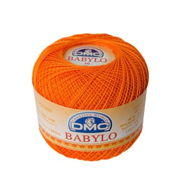 Fil à crocheter Babylo Gross. 10 - Col. 3375 - Orange